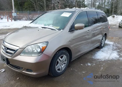 2007 Honda Odyssey Ex-L z USA, uszkodzony, nr VIN 5FNRL38707B068232
